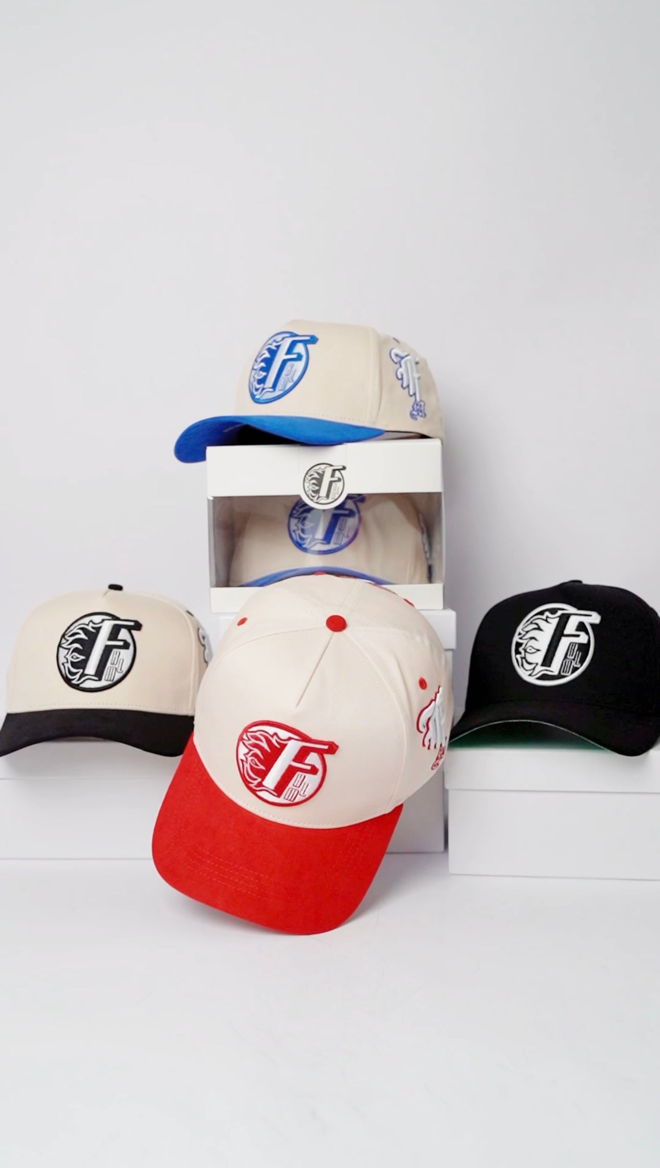 FINO FLAME "F" STRAP-BACK